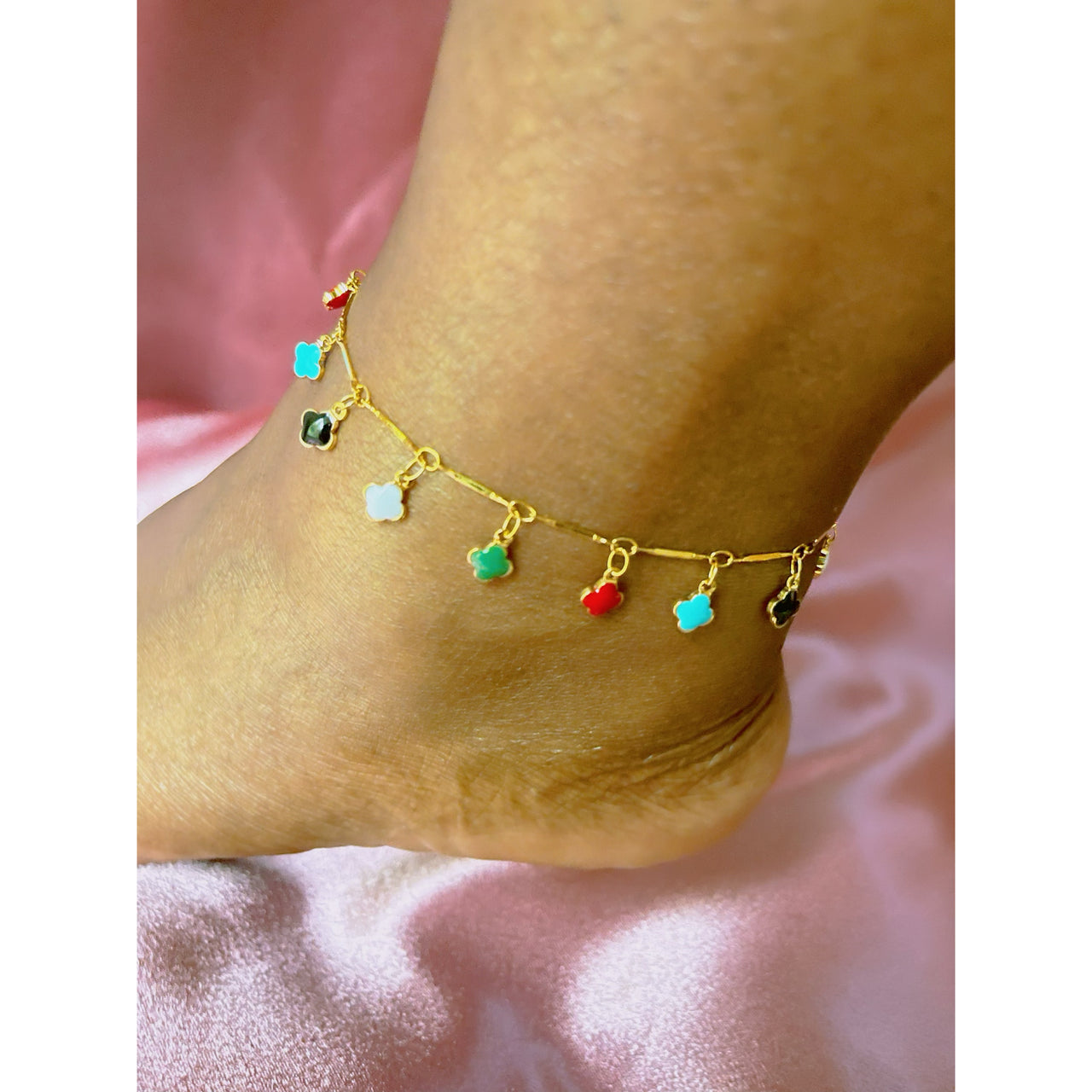 Colorful Multi Anklet